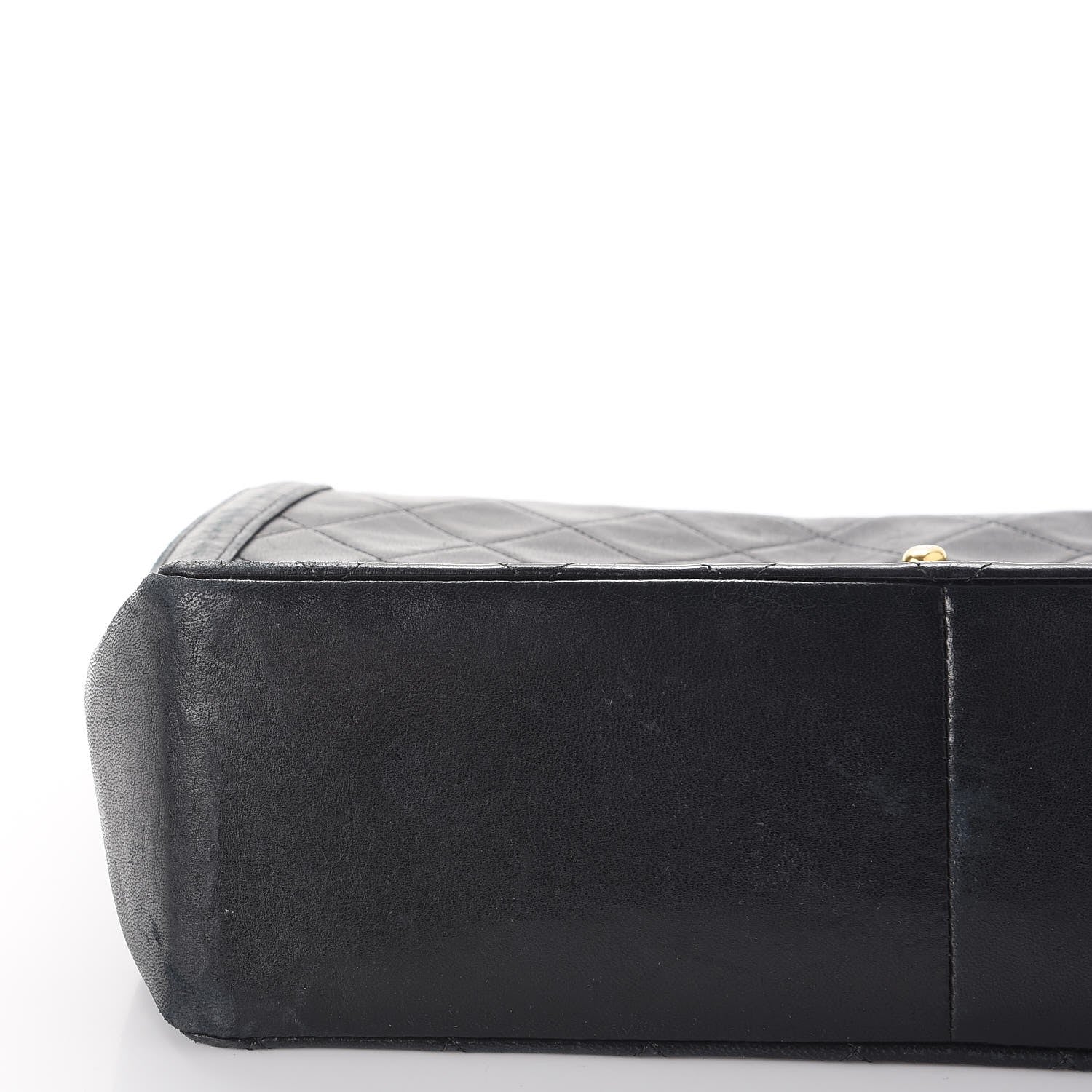 Chanel Lambskin Quilted Medium Single Flap Black 12 of 15