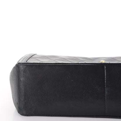 Chanel Lambskin Quilted Medium Single Flap Black 12 of 15