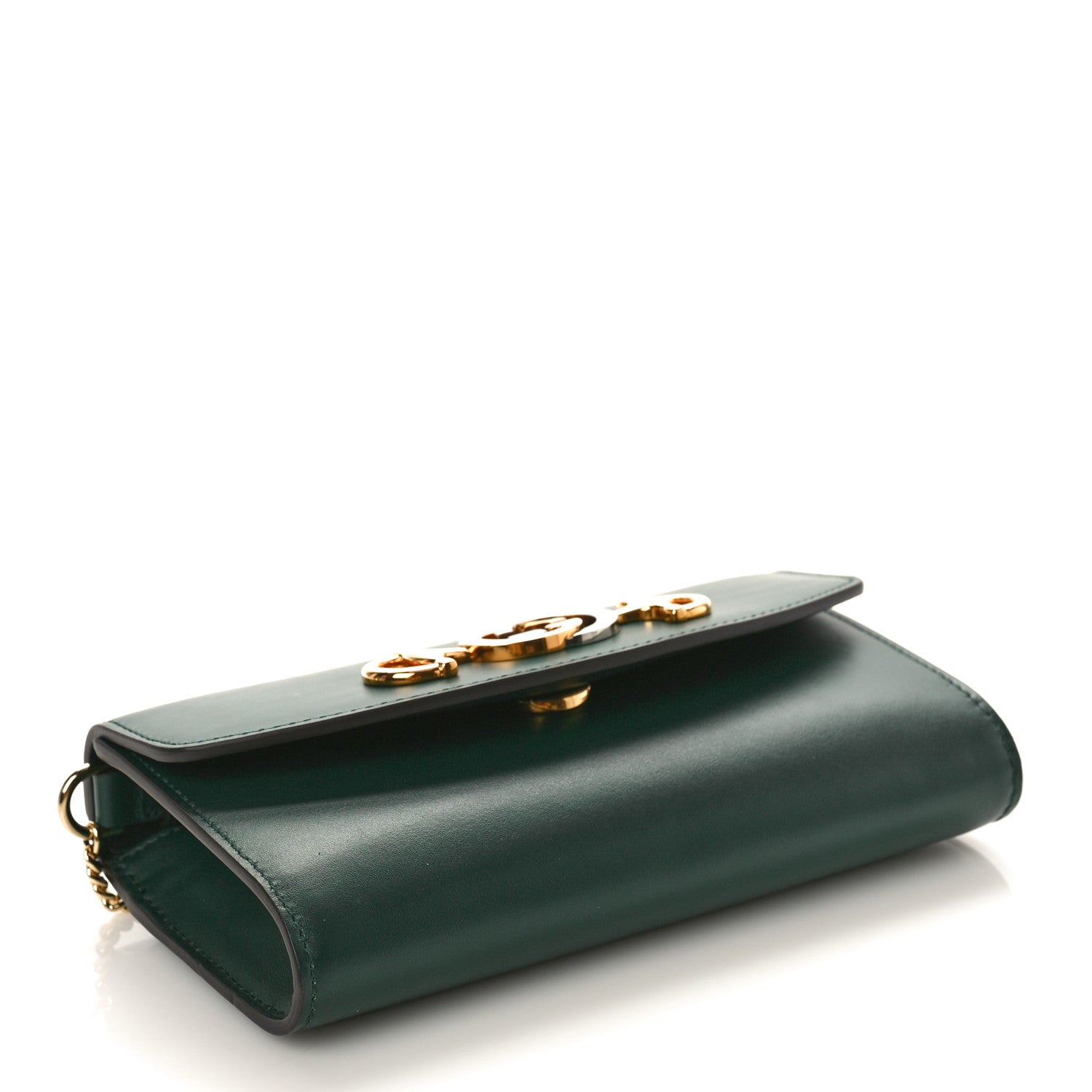 Gucci Smooth Calfskin Mini Zumi Shoulder Bag Vintage Green 4 of 9
