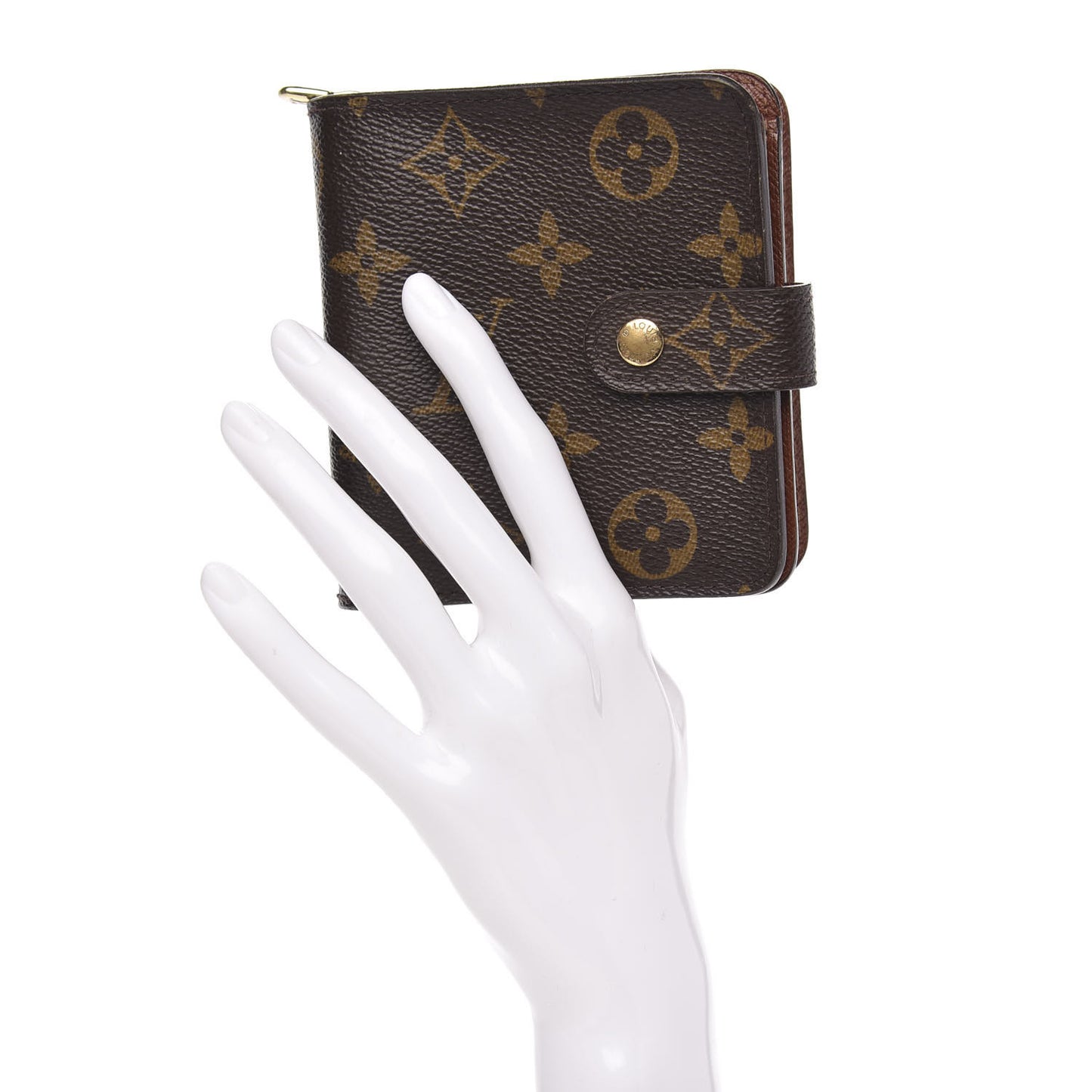 Monogram Compact Zippe Zipped Wallet