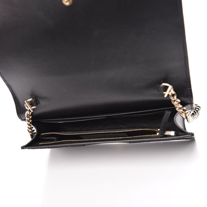 Gucci Guccissima Signature Bowy Chain Wallet Black 5 of 9