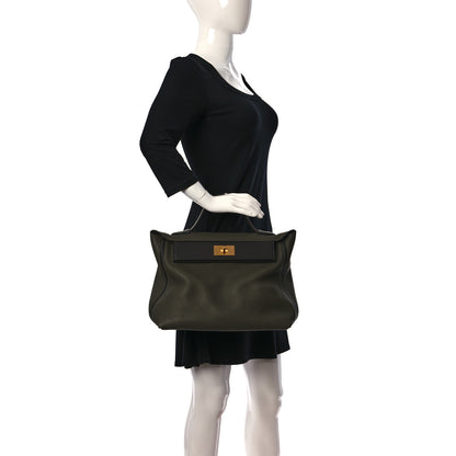 Hermes Togo Swift 24/24 35 Vert Olive Black 2 of 16