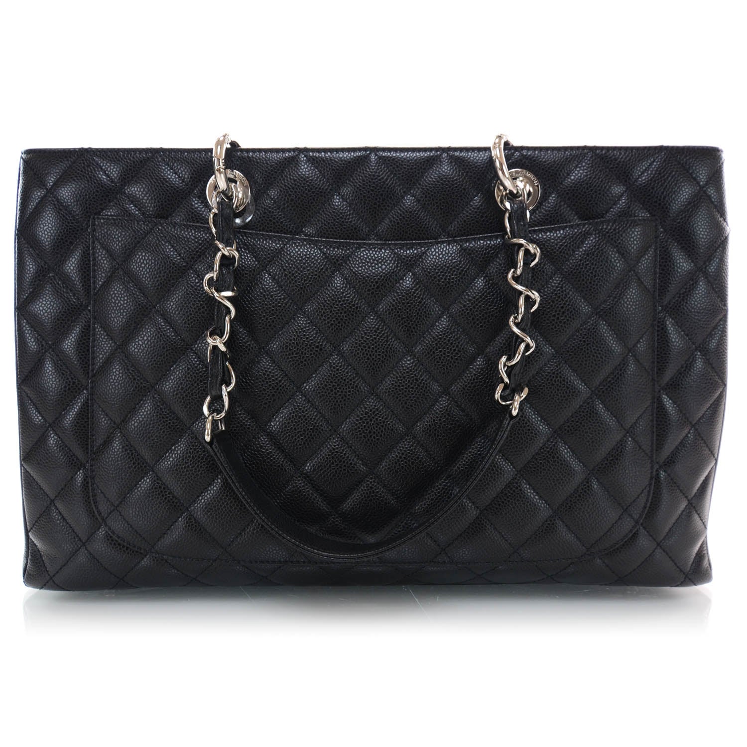 Chanel Caviar XL Grand Shopping Tote GST Black 3 of 10