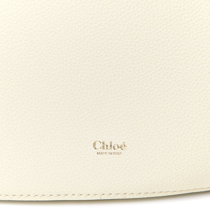 Chloe Smooth Grained Calfskin Small Aby Tote White 8 of 8