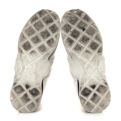 Chanel Stretch Fabric CC Sneakers 39.5 White 5 of 11