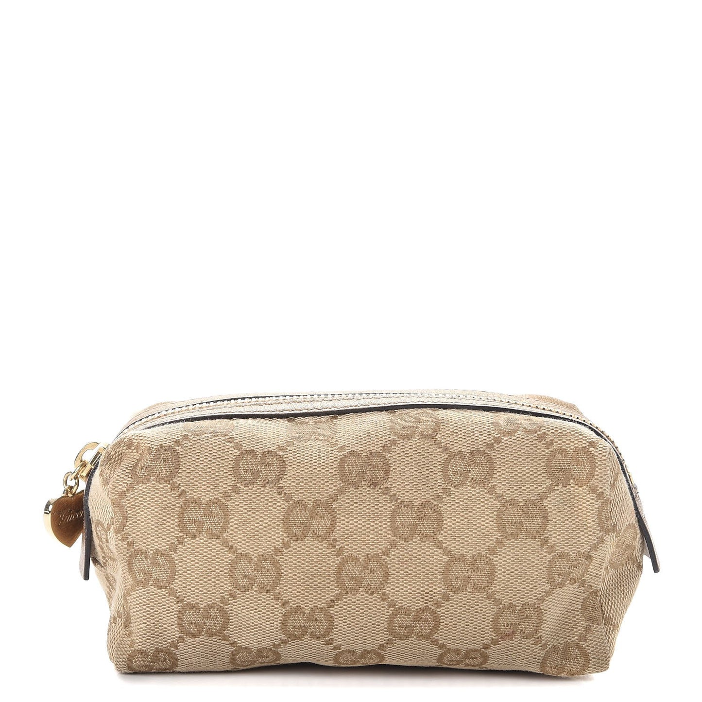 Monogram Small Cosmetic Case Metallic Bronze