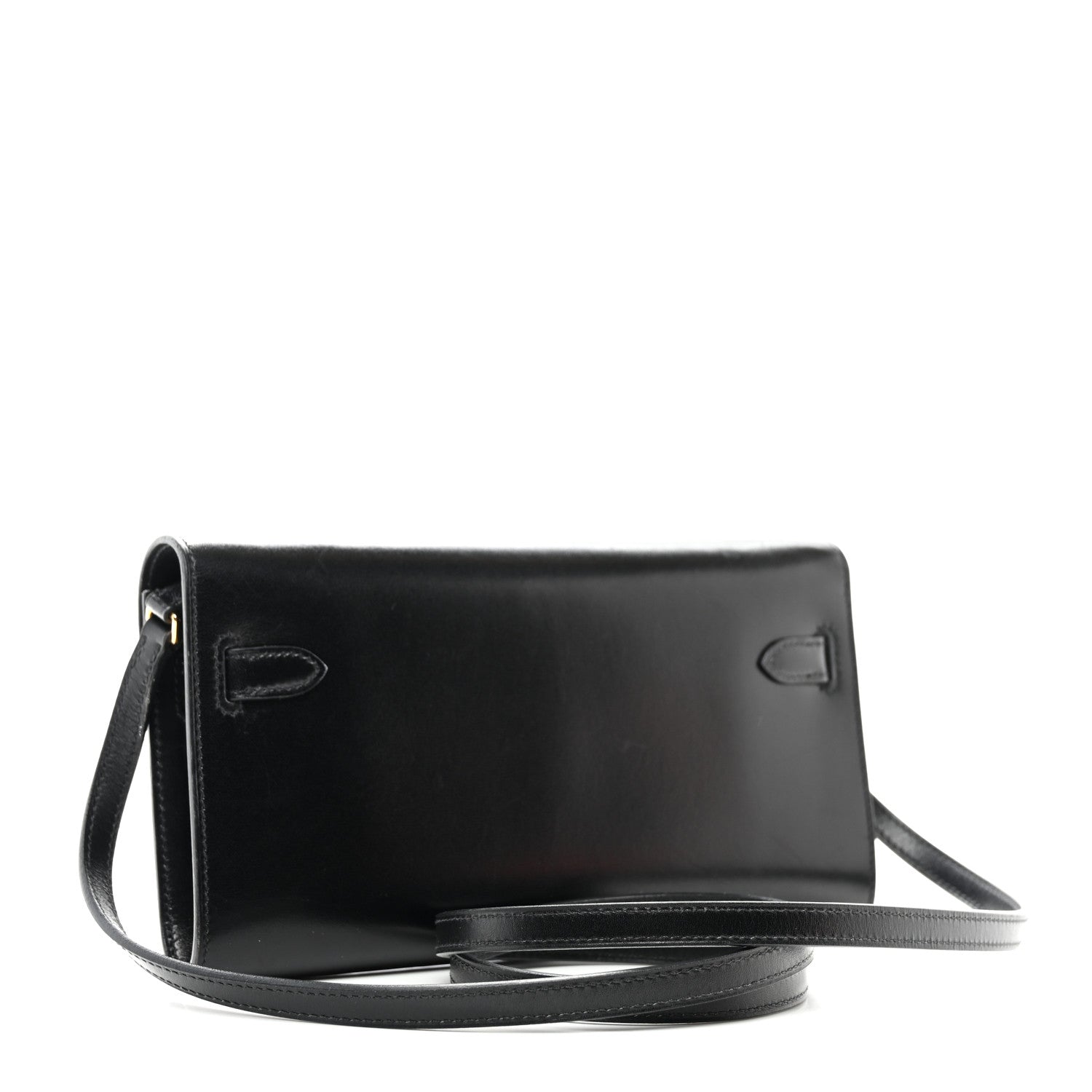 Hermes Box Kelly Wallet To Go Black 3 of 13