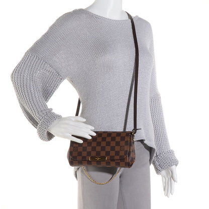 Louis Vuitton Damier Ebene Favorite PM 2 of 9