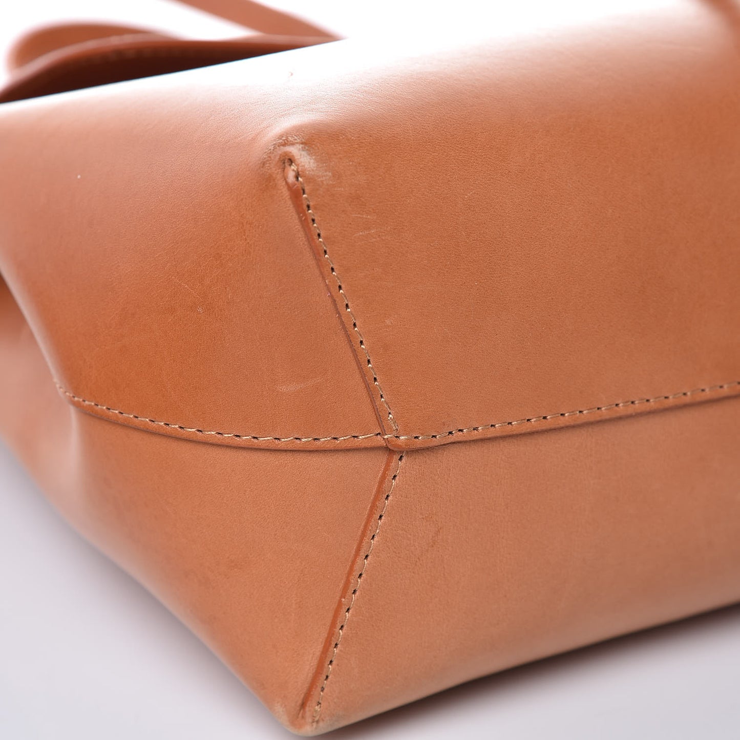 Calfskin Mini Lady Bag Camello Rosa