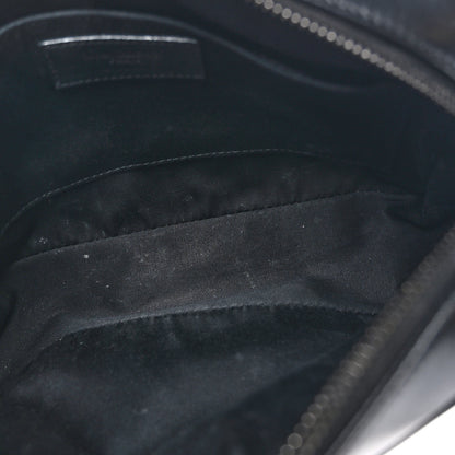 Saint Laurent Calfskin Matelasse Monogram Monochrome Lou Camera Bag Black 5 of 9