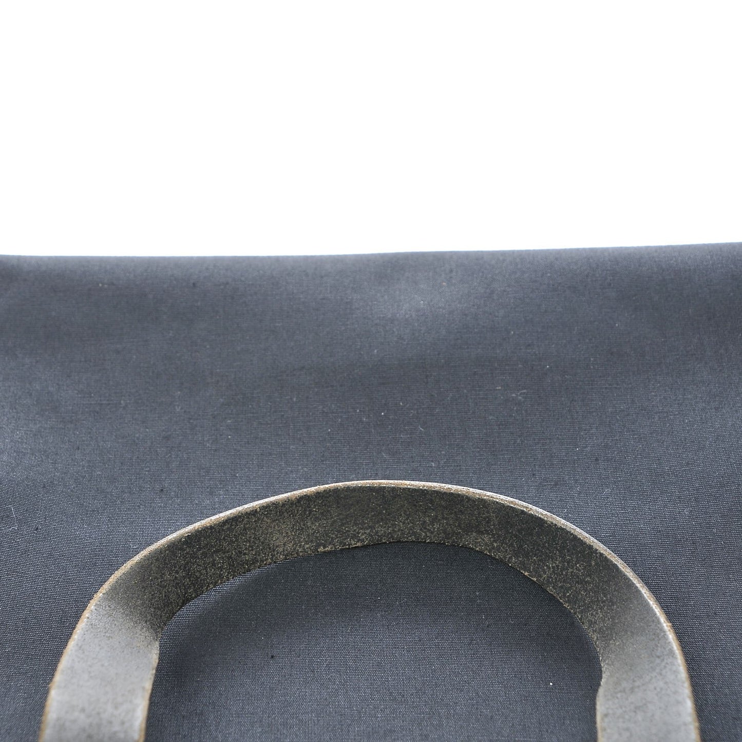 Toile Calfskin Herbag Cabas MM Black
