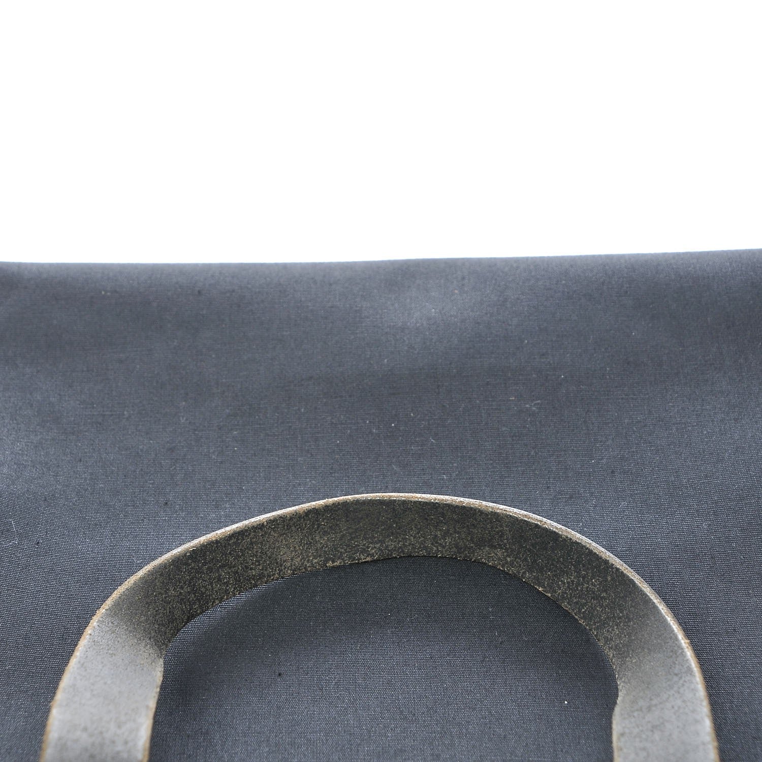 Hermes Toile Calfskin Herbag Cabas MM Black 8 of 14