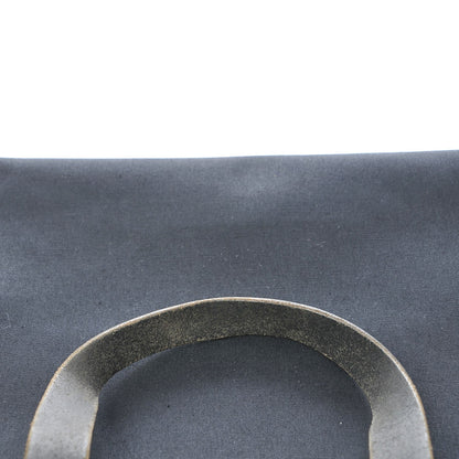 Hermes Toile Calfskin Herbag Cabas MM Black 8 of 14