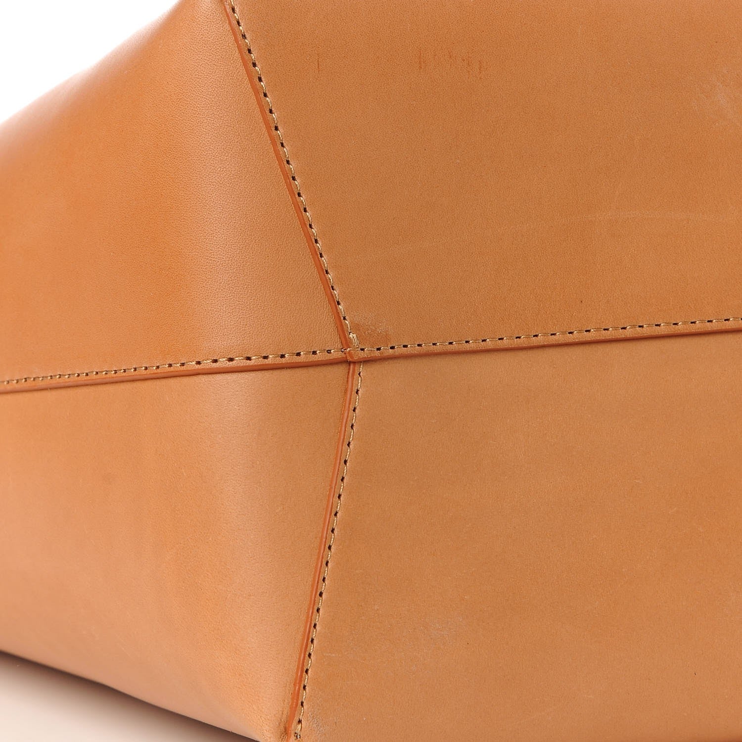 Mansur Gavriel Vegetable Tanned Calfskin Small Shopping Bag Camello Rosa 14 of 17