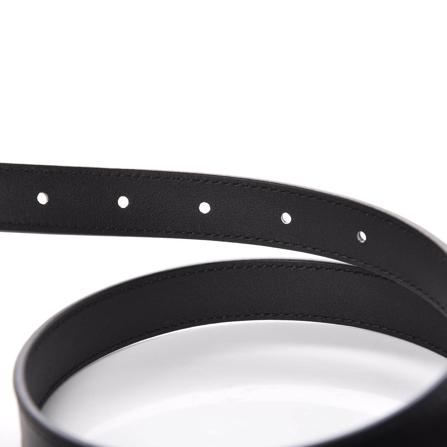 Gucci Calfskin Double G 20mm Belt 75 30 Black 4 of 6