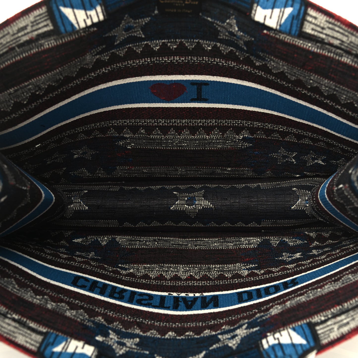 Canvas Embroidered Exclusive US Book Tote Multicolor