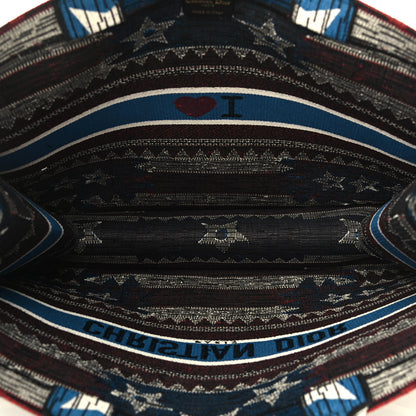 Christian Dior Canvas Embroidered Exclusive US Book Tote Multicolor 4 of 4