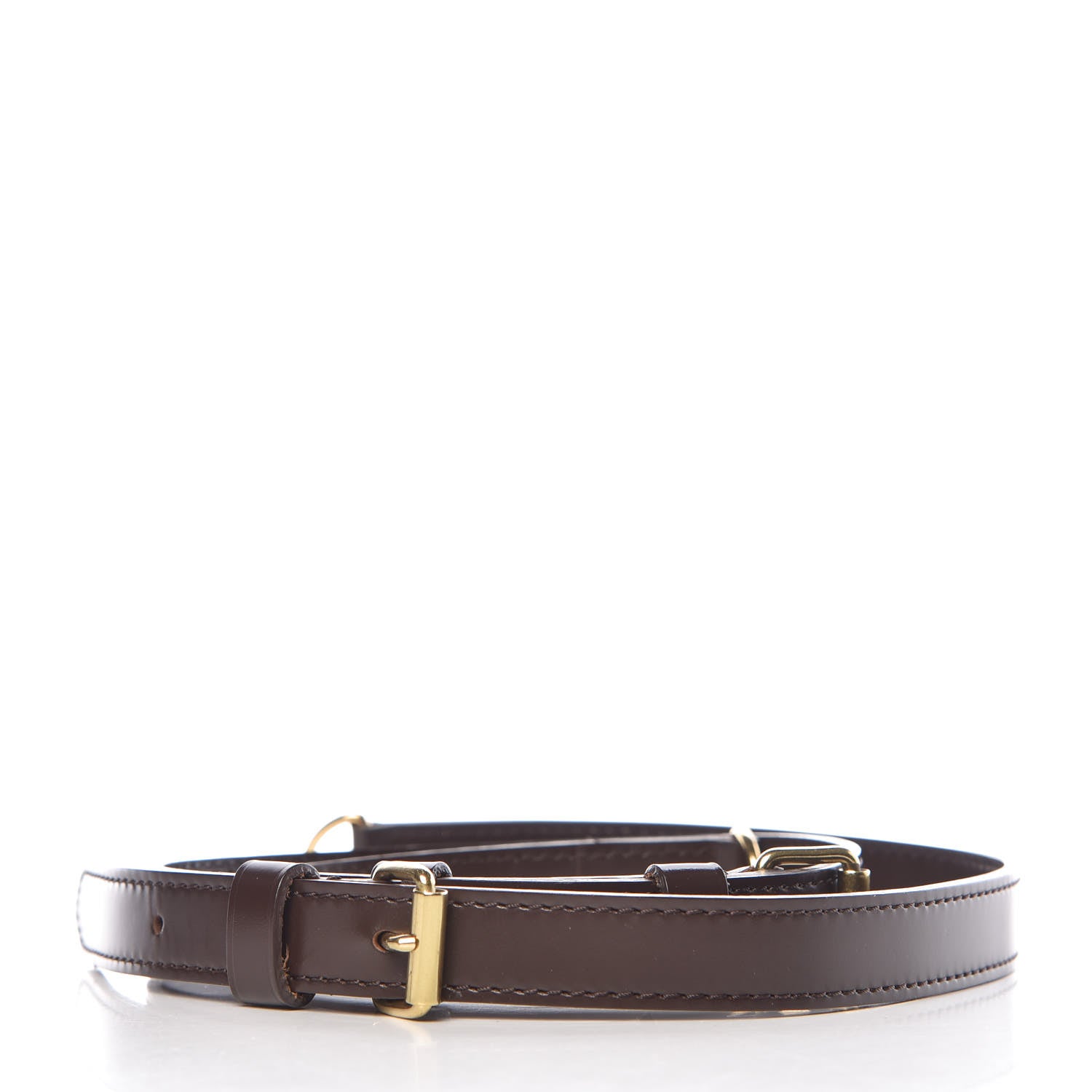 Louis Vuitton Calfskin Adjustable Speedy Bandouliere Shoulder Strap Brown 2 of 4