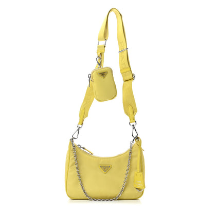 Prada Nylon Saffiano Re-Edition 2005 Shoulder Bag Ananas 1 of 4