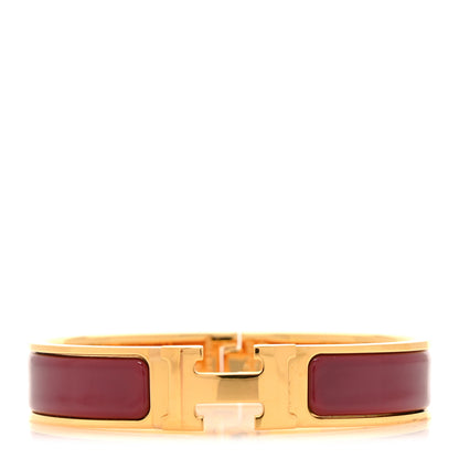 Hermes Enamel Narrow Clic Clac H PM Bracelet Muscat 1 of 5