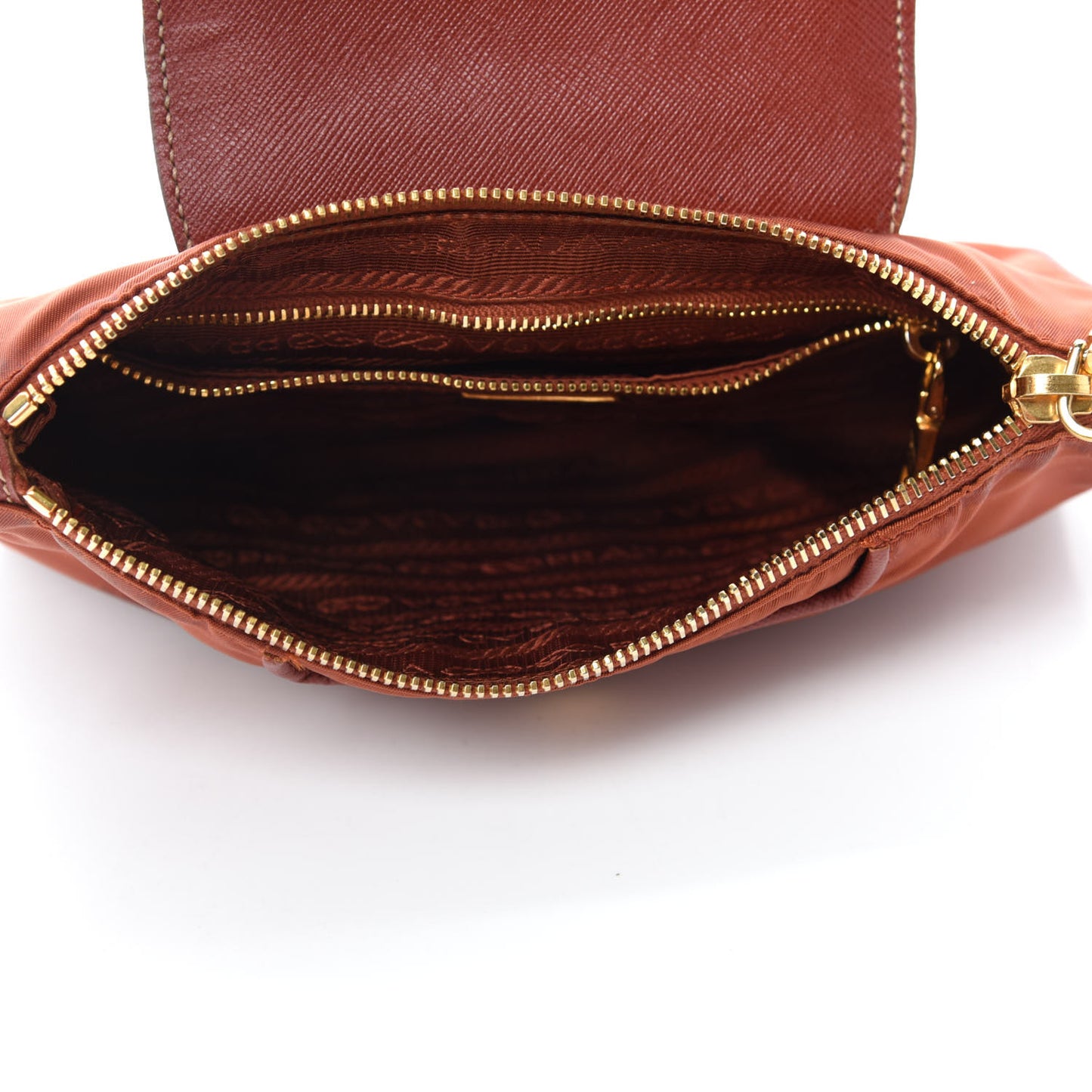 Tessuto Nylon Saffiano Crossbody Bag Bacca