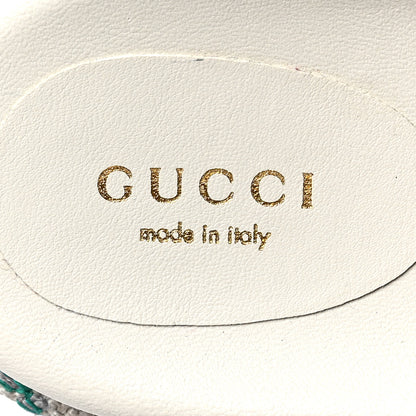 Gucci Linen Psychedelic Mini GG Monogram Angelina Platform 55mm Slide Sandals 40.5 Multicolor 8 of 10