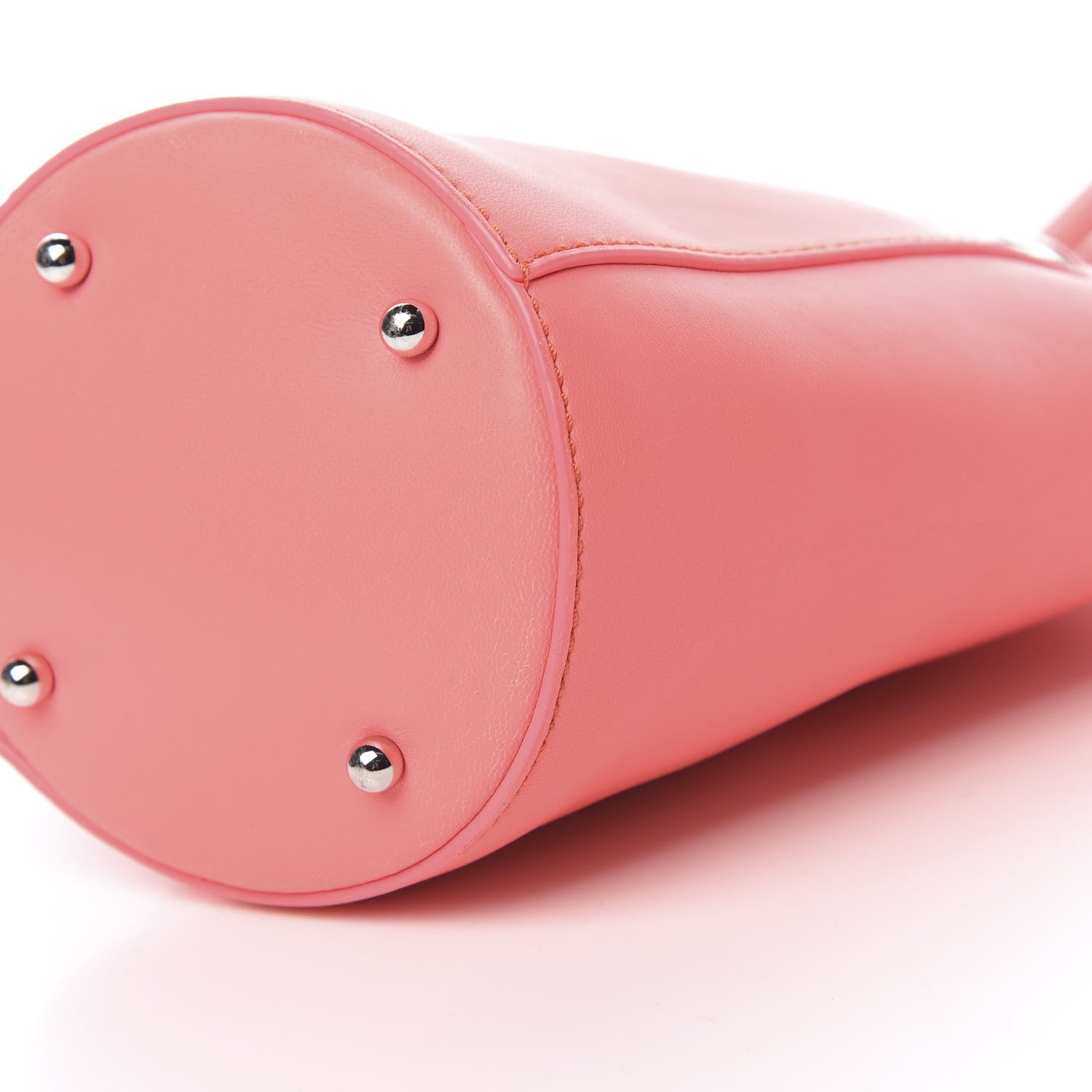 Alexander Wang Calfskin Roxy Mini Chain Bucket Neon Pink Silver Hardware 11 of 13