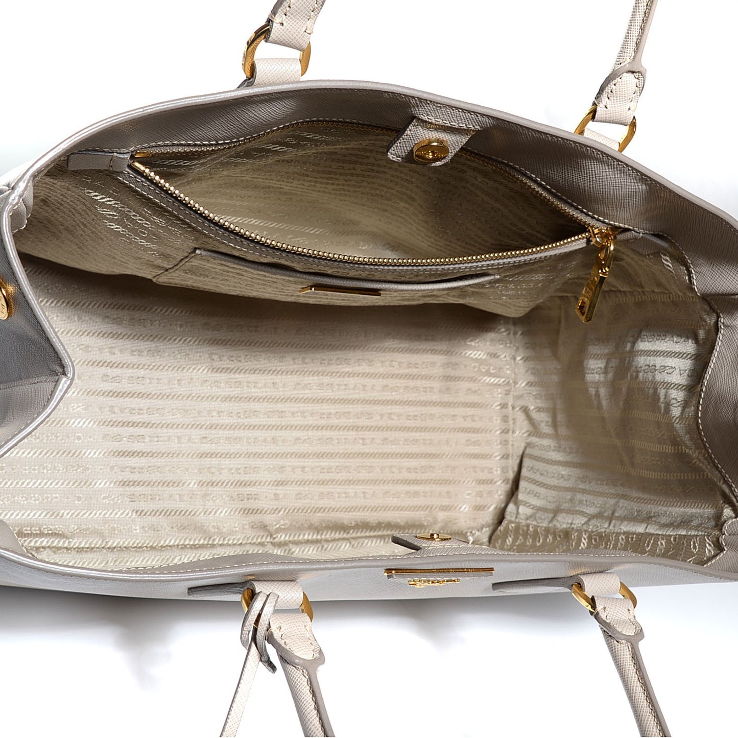 Saffiano Lux Large Tote Pomice