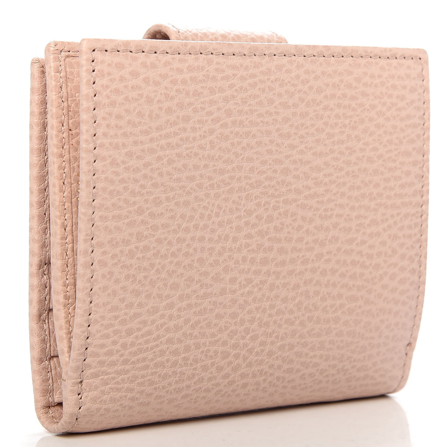 Dollar Calfskin GG Marmont French Wallet Perfect Pink