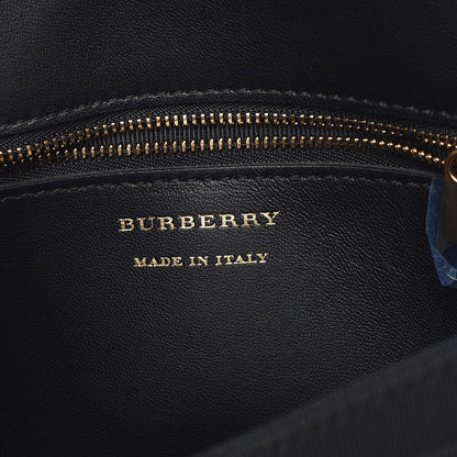 Burberry Smooth Calfskin Rainbow Link Shoulder Bag Black Multicolor 6 of 12