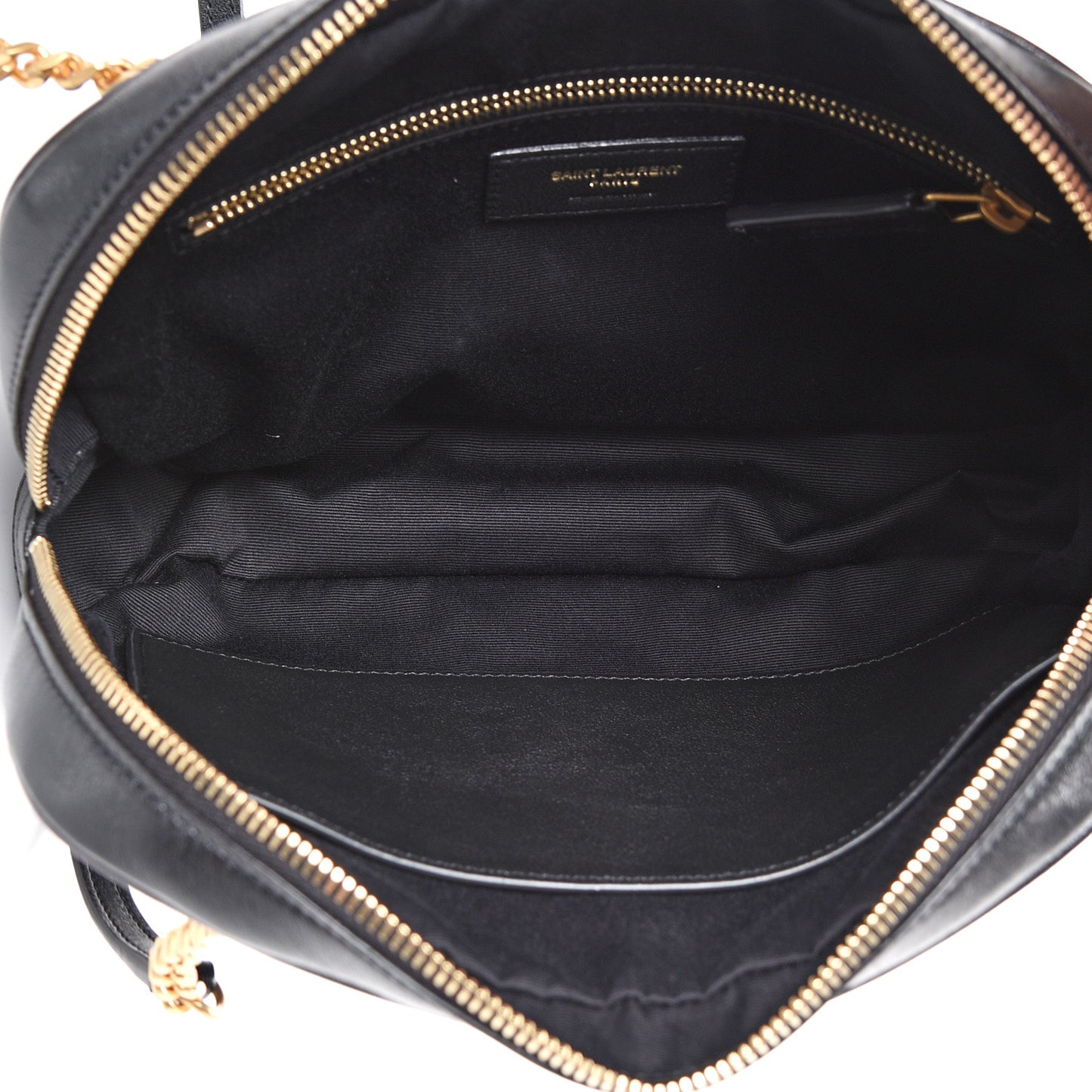 Lambskin Quilted Becky Camera Shoulder Bag Black