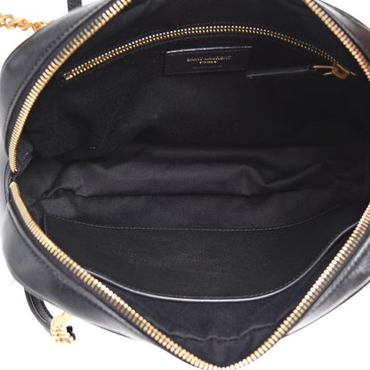 Saint Laurent Lambskin Quilted Becky Camera Shoulder Bag Black 4 of 10
