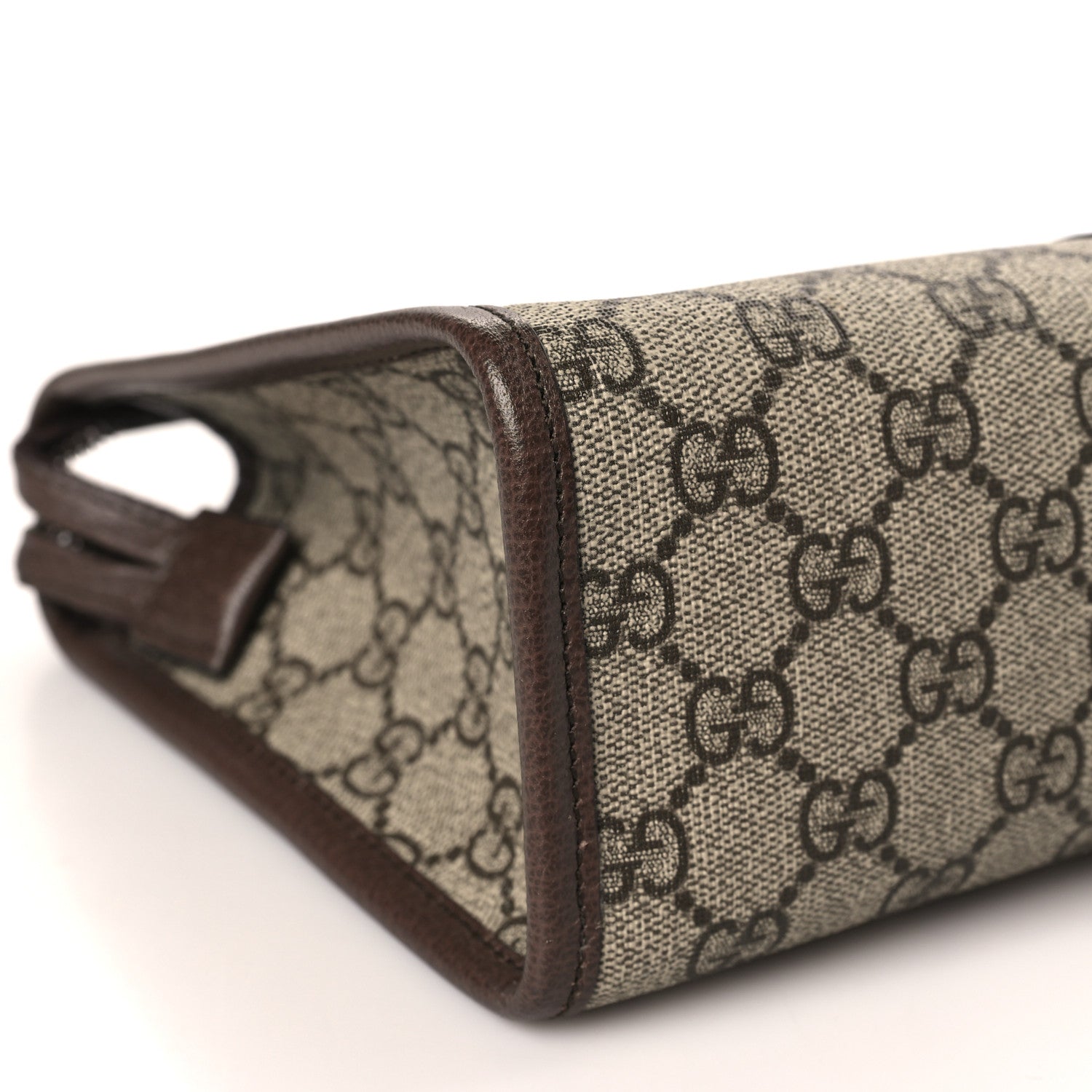 Gucci GG Supreme Monogram Web Ophidia GG Toiletry Case Beige New Acero 8 of 10