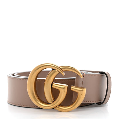 Gucci Calfskin Double G 40mm Belt 100 40 Porcelain Rose 1 of 6