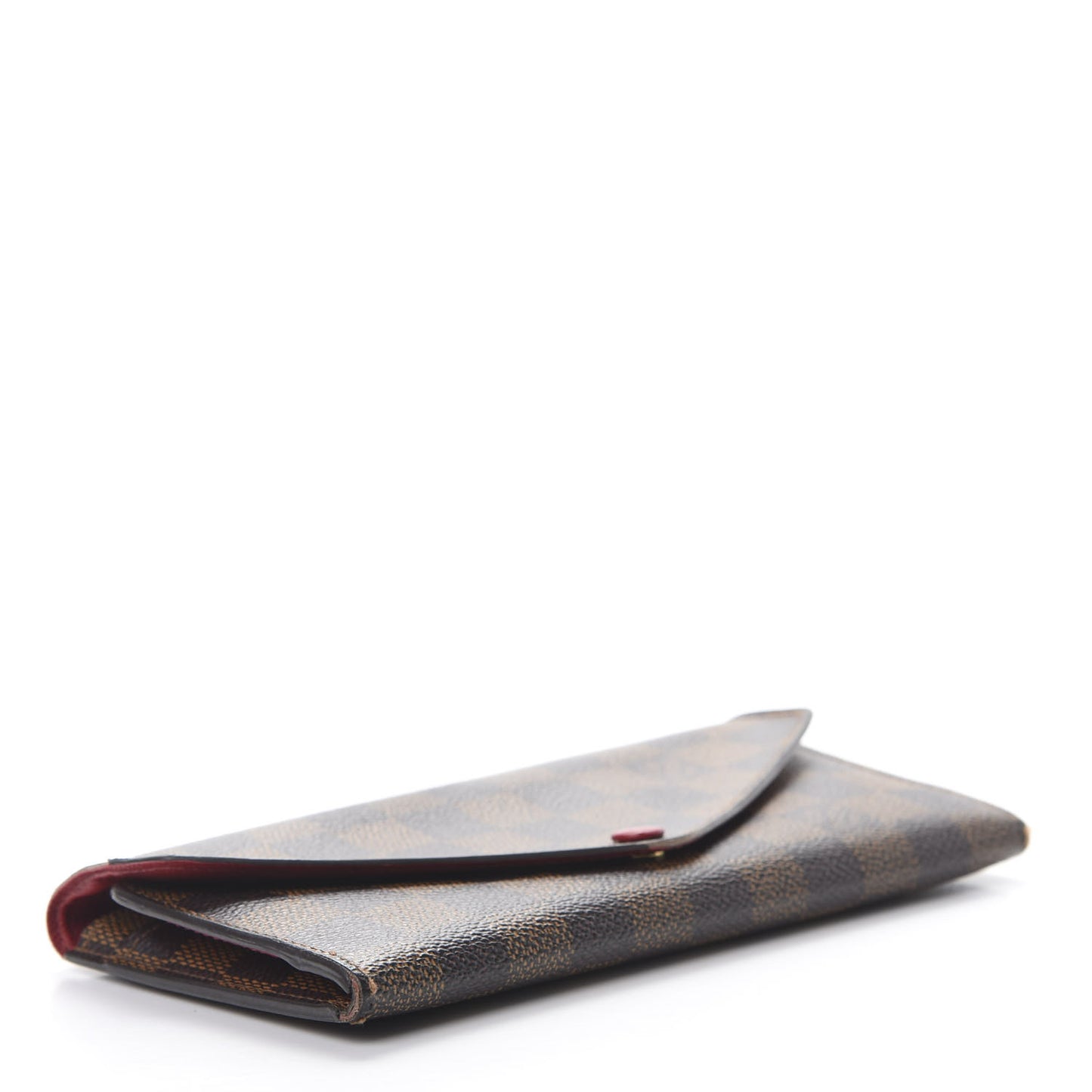 Damier Ebene Josephine Wallet Red