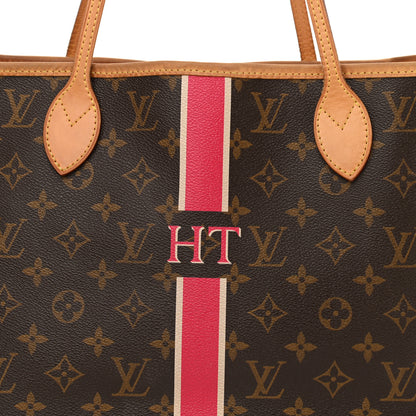 Louis Vuitton Monogram My LV Heritage Neverfull MM Fuchsia White 8 of 11