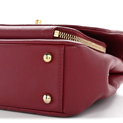 Chanel Caviar Quilted Small Business Affinity Flap Burgundy 10 of 11