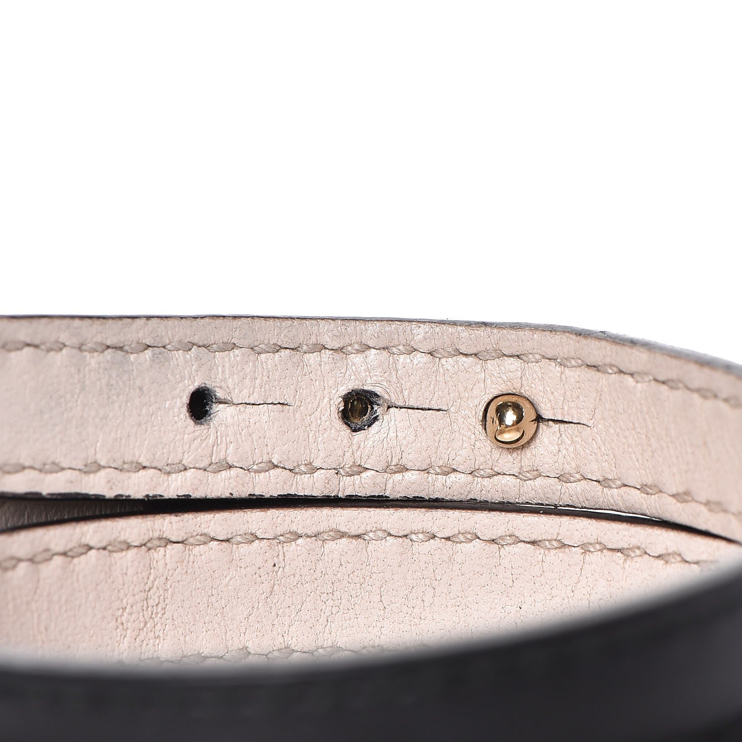 Bulgari Calfskin Serpenti Forever Double Coil Bracelet M Black 5 of 6