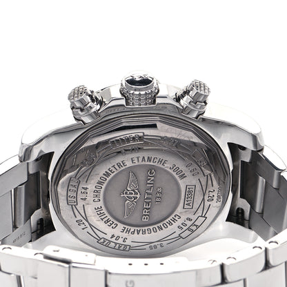 Breitling Stainless Steel 43mm Avenger II Chronograph Automatic Watch Black A13381 4 of 5