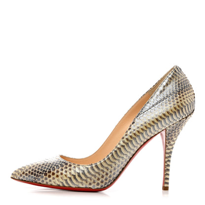 Christian Louboutin Ayers Batignolles 100 Pumps 39.5 Stone 1 of 8