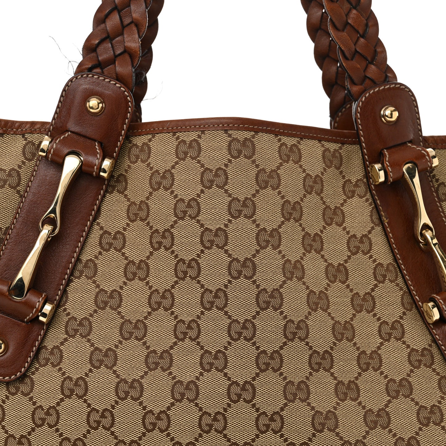 Monogram Medium Pelham Shoulder Bag Brown