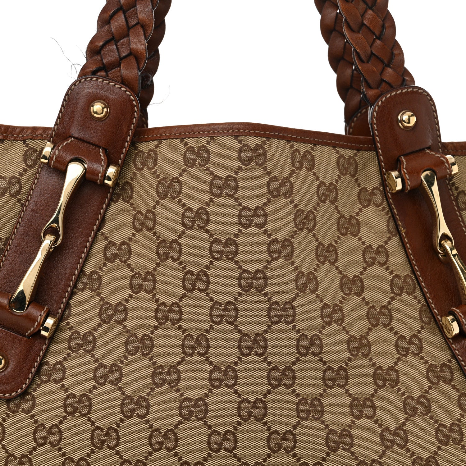Gucci Monogram Medium Pelham Shoulder Bag Brown 8 of 17