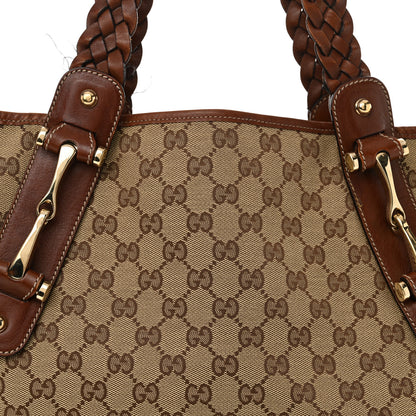 Gucci Monogram Medium Pelham Shoulder Bag Brown 8 of 17