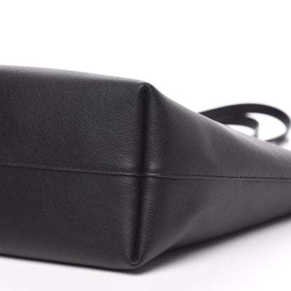 Saint Laurent Calfskin Large Shopping Tote Black 9 of 10