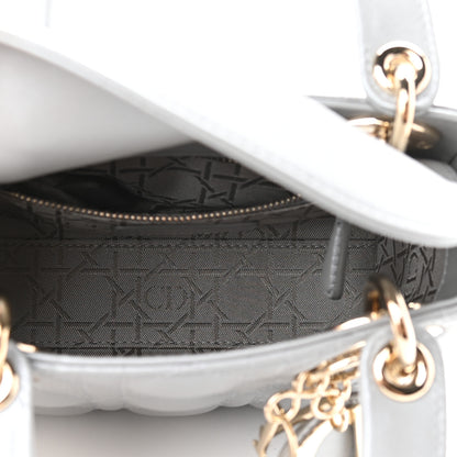 Christian Dior Lambskin Cannage Mini Lady Dior Grey 4 of 7