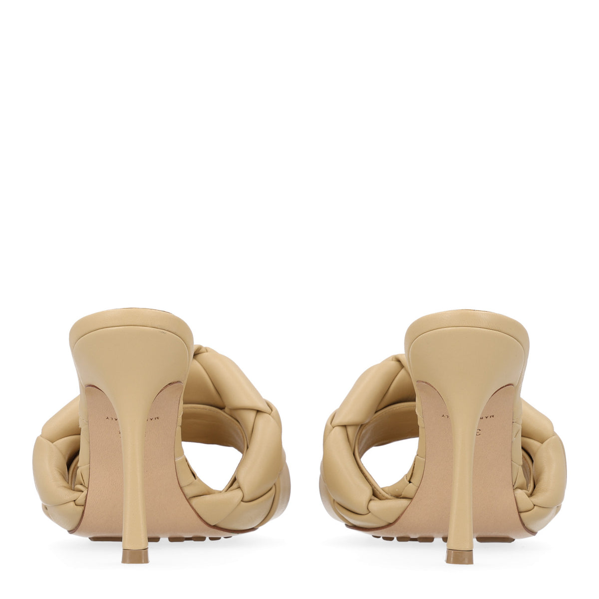 Bottega Veneta Nappa Maxi Intrecciato Lido Mule Sandals 36.5 Cane Sugar 6 of 9