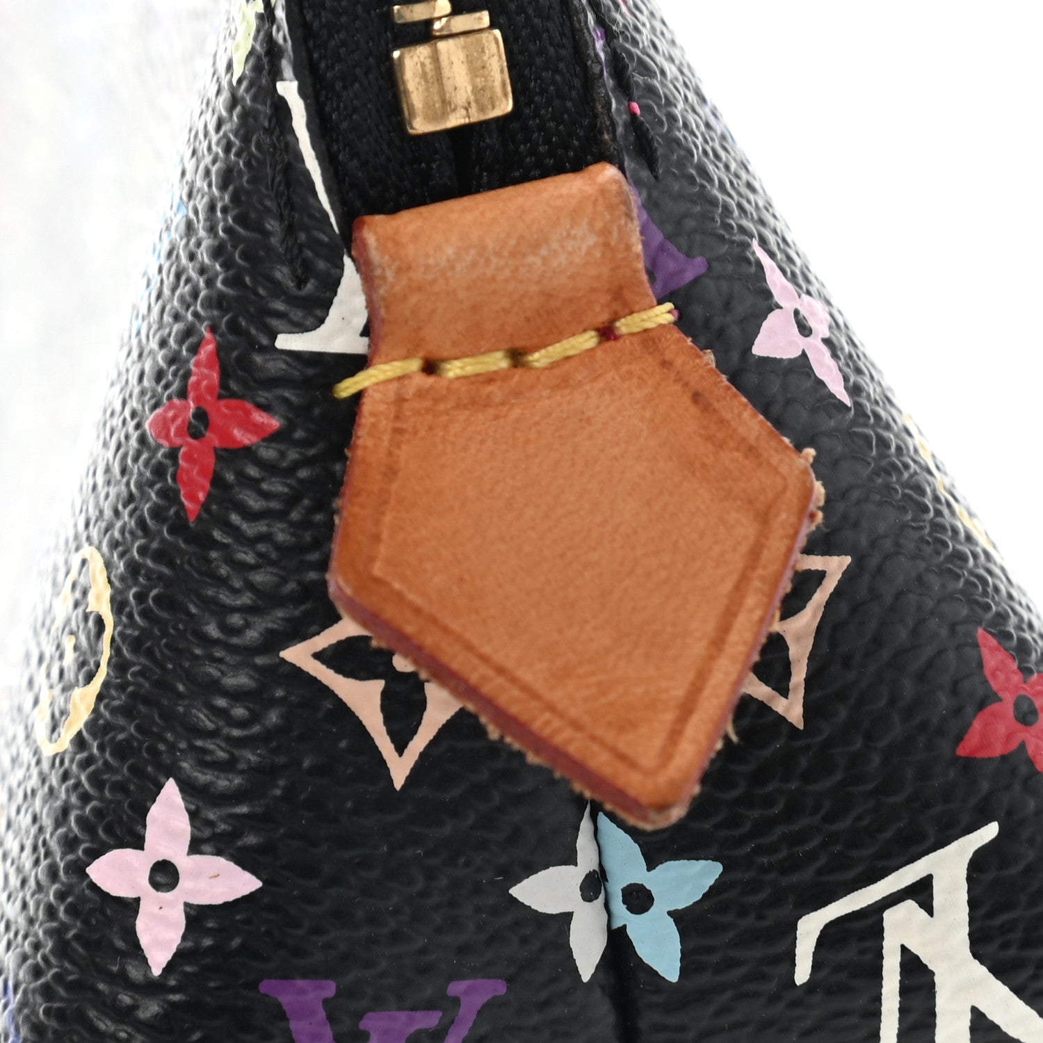 Louis Vuitton Monogram Multicolor Cosmetic Pouch Black Grenade 9 of 10
