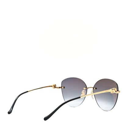 Cartier Metal Panthere A58F44K1 Sunglasses Gold Black 4 of 6