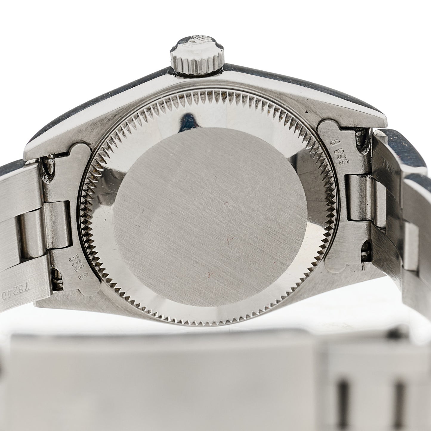 Stainless Steel 24mm Oyster Perpetual Watch Black 76080