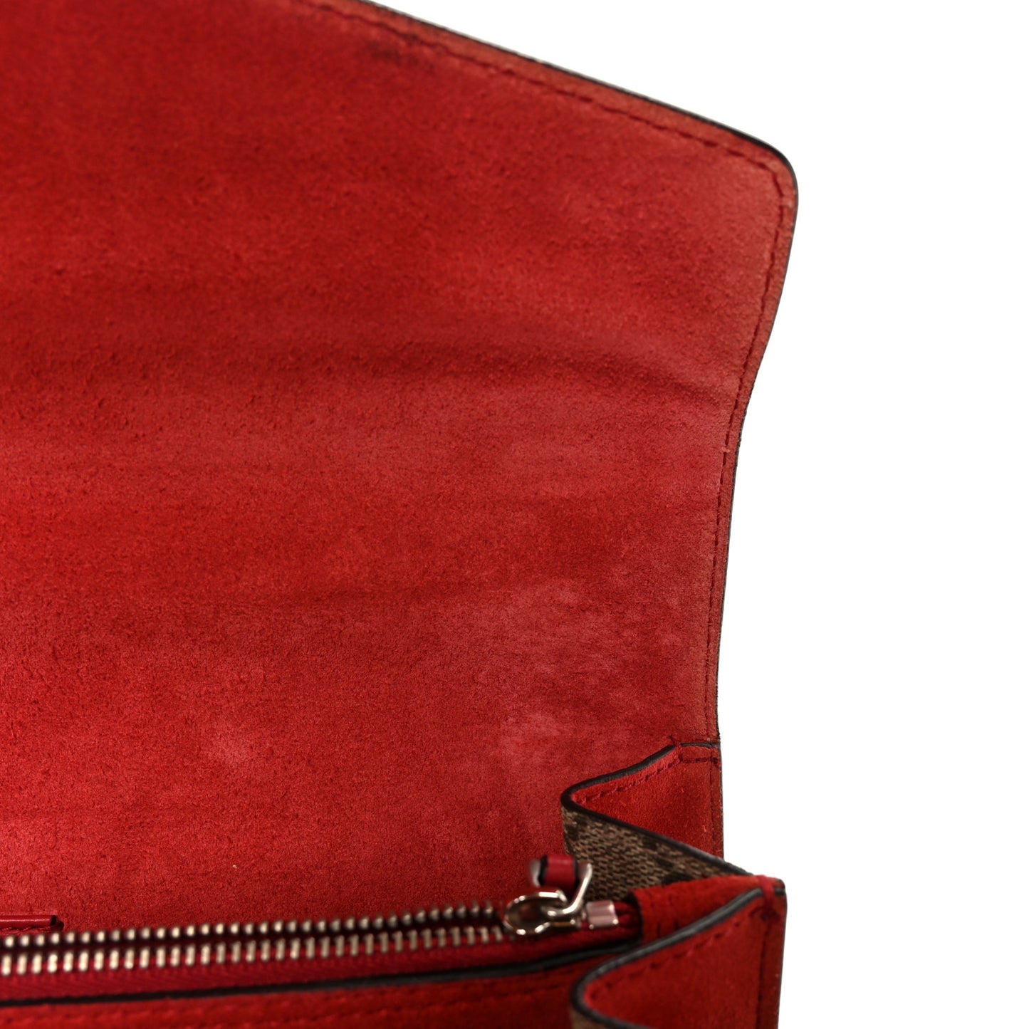 GG Supreme Monogram Small Dionysus Shoulder Bag Red